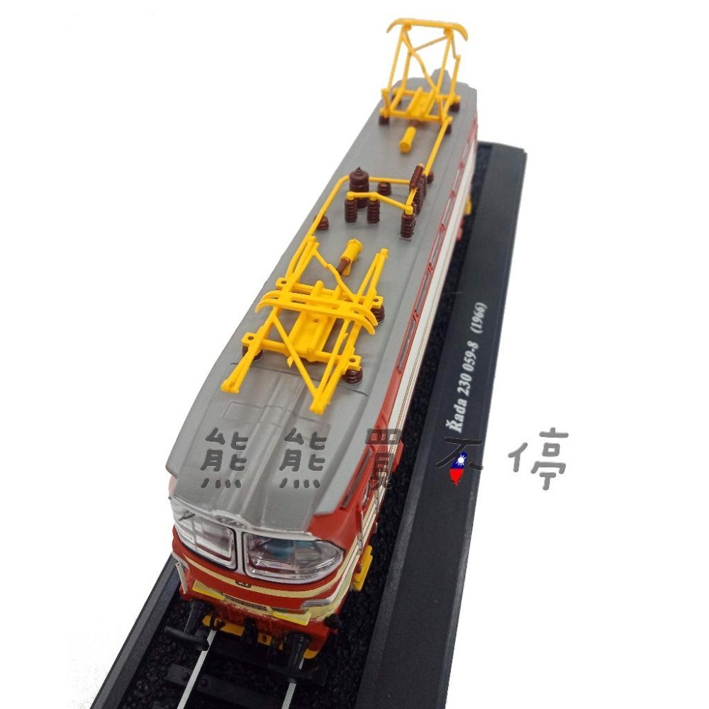 [在台現貨-鐵道迷最愛] 經典復古電車 Rada 230 059-8 1966年 1/87 電車 火車 模型 附鐵軌-細節圖4