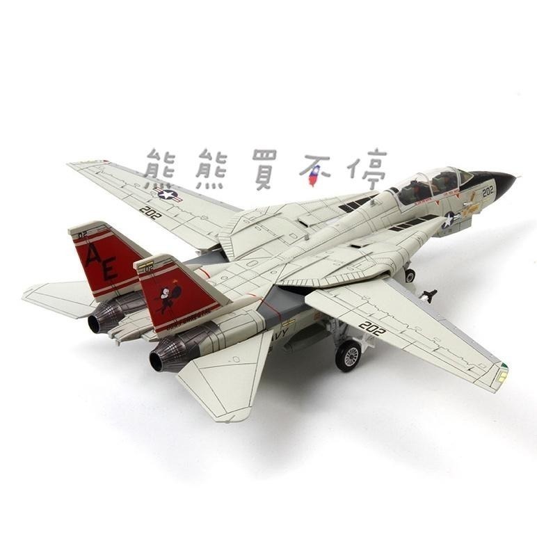 [在台現貨/可變翼] 美國海軍 菲力貓 F-14A 雄貓轟炸機 VF-31中隊 F14 戰鬥機 1/72 合金飛機模-細節圖4