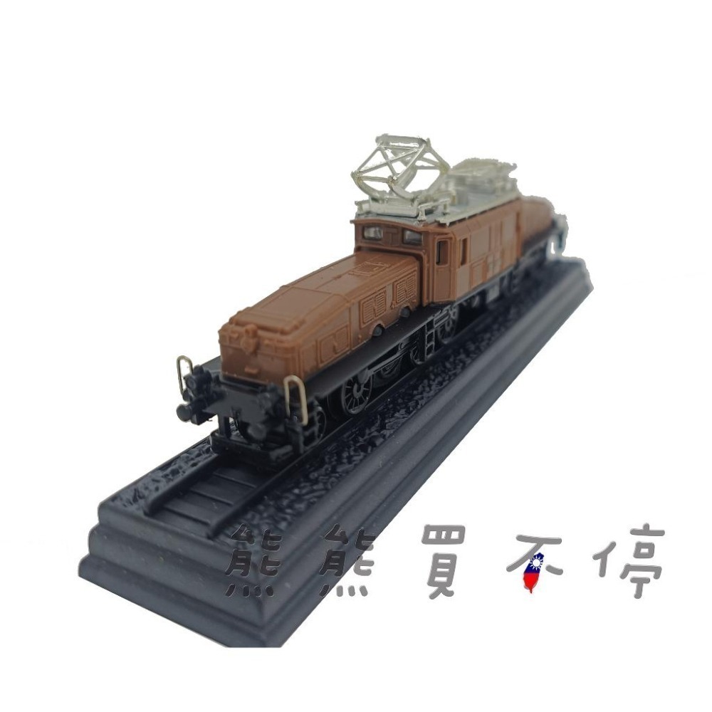 [在台現貨-鐵軌上的傳奇] 經典復古火車 聖哥達鐵路 瑞士鱷魚 Ce 6/8 III 1/160 火車模型 附鐵軌-細節圖2