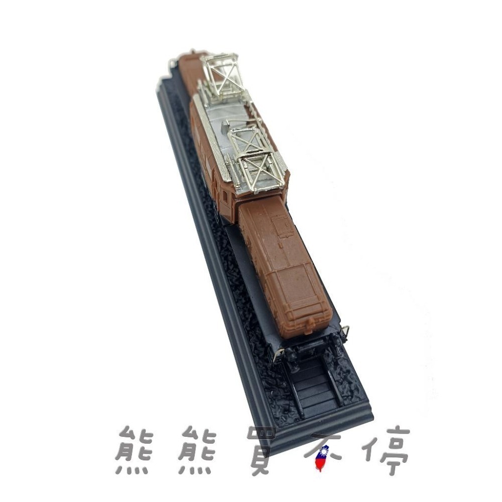 [在台現貨-鐵軌上的傳奇] 經典復古火車 聖哥達鐵路 瑞士鱷魚 Ce 6/8 III 1/160 火車模型 附鐵軌-細節圖4