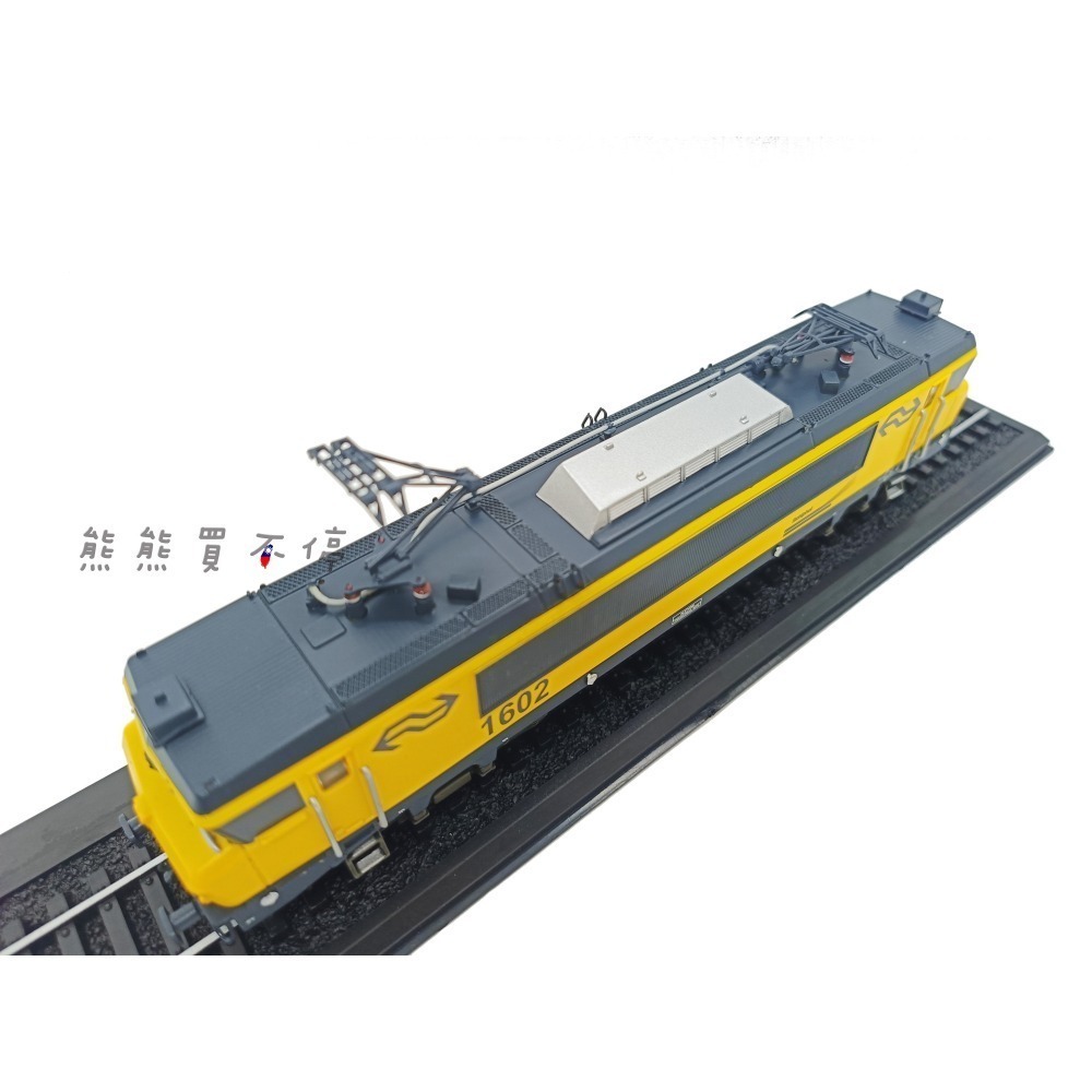 [在台現貨-鐵道迷最愛] 經典復古電車 荷蘭鐵路 DBSRN 1602 1981年 1/87 火車模型 附鐵軌-細節圖2