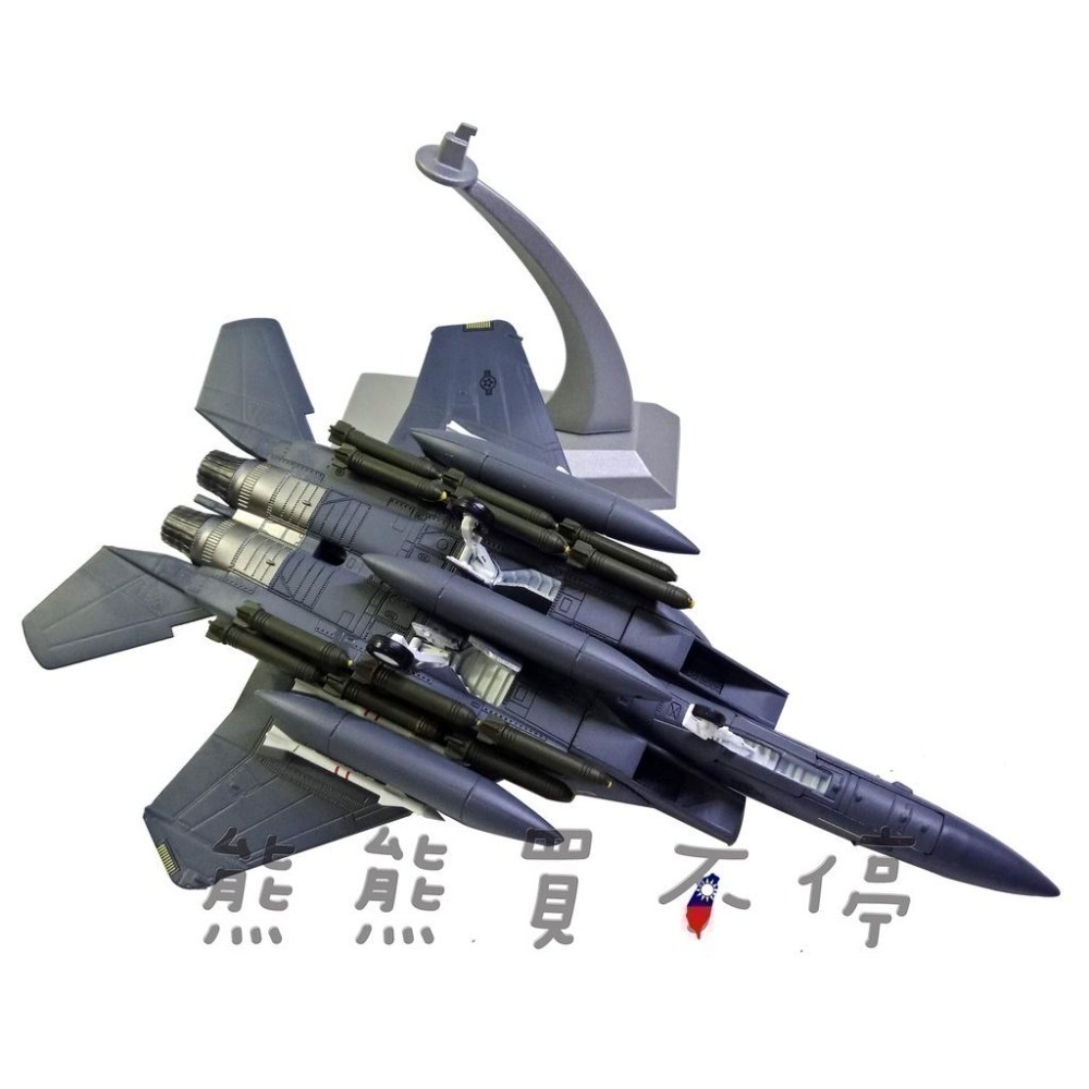 [在台現貨] 美國空軍 F-15E 打擊鷹式戰鬥轟炸機 F15 超音速 全天候 戰鬥機 1/100 合金 飛機模型-細節圖3