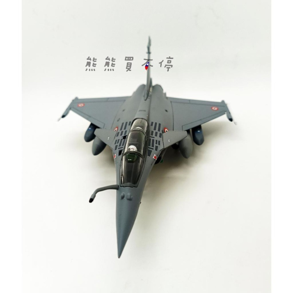 [在台現貨] 法國空軍 達索 飆風戰鬥機 陣風B型 雙座戰機 Rafale 噴射多用途戰機 1/72合金 飛機模型-細節圖3