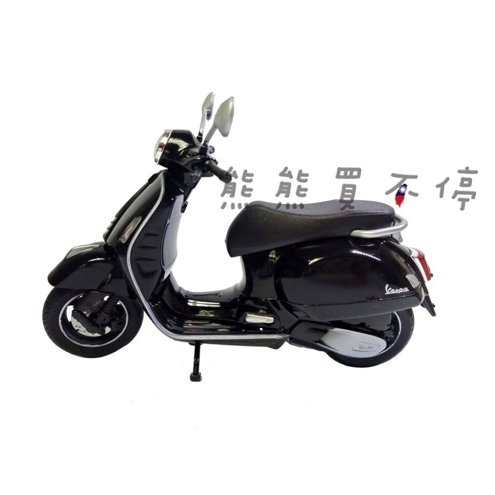 [在台現貨-4色可選] Vespa 偉士牌 2020年 GTS Super 1/12 仿真 合金 摩托車模型-細節圖4