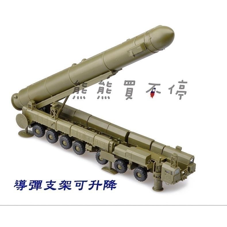 [在台現貨/拼裝車] 俄羅斯 洲際導彈 RT-2PM 白楊 導彈 發射車 1/72 立體 拼裝 戰車模型-細節圖4
