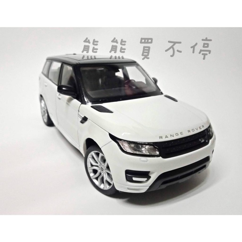 [在台現貨-兩色] Land Rover Range Rover Sport  路虎攬勝運動版 1/24 合金 汽車模型-細節圖2