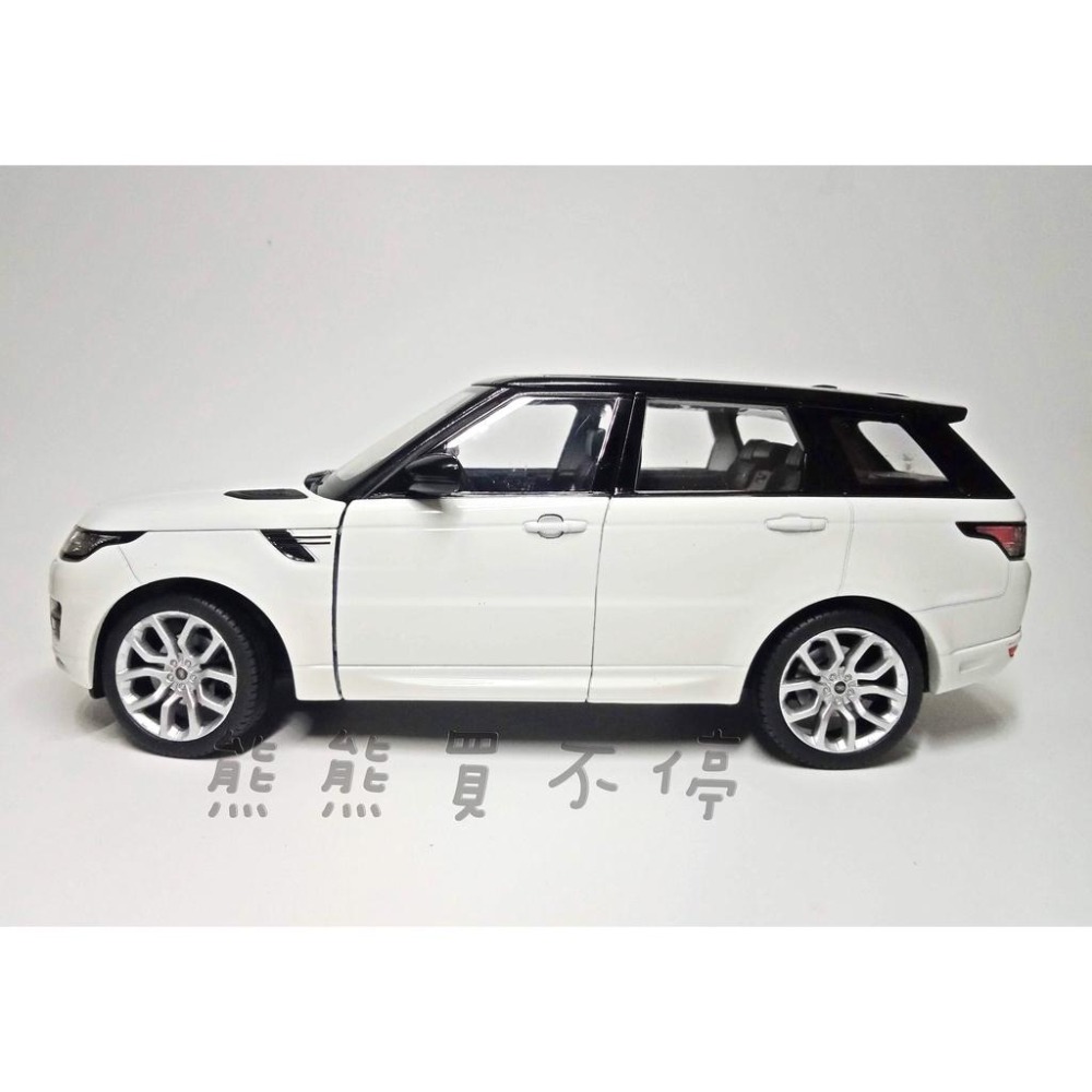 [在台現貨-兩色] Land Rover Range Rover Sport  路虎攬勝運動版 1/24 合金 汽車模型-細節圖4