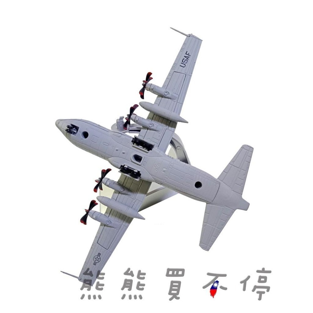 [在台現貨] 美國空軍 C-130J Hercules 超級大力神 C130 運輸機 1/200 合金 飛機模型-細節圖4
