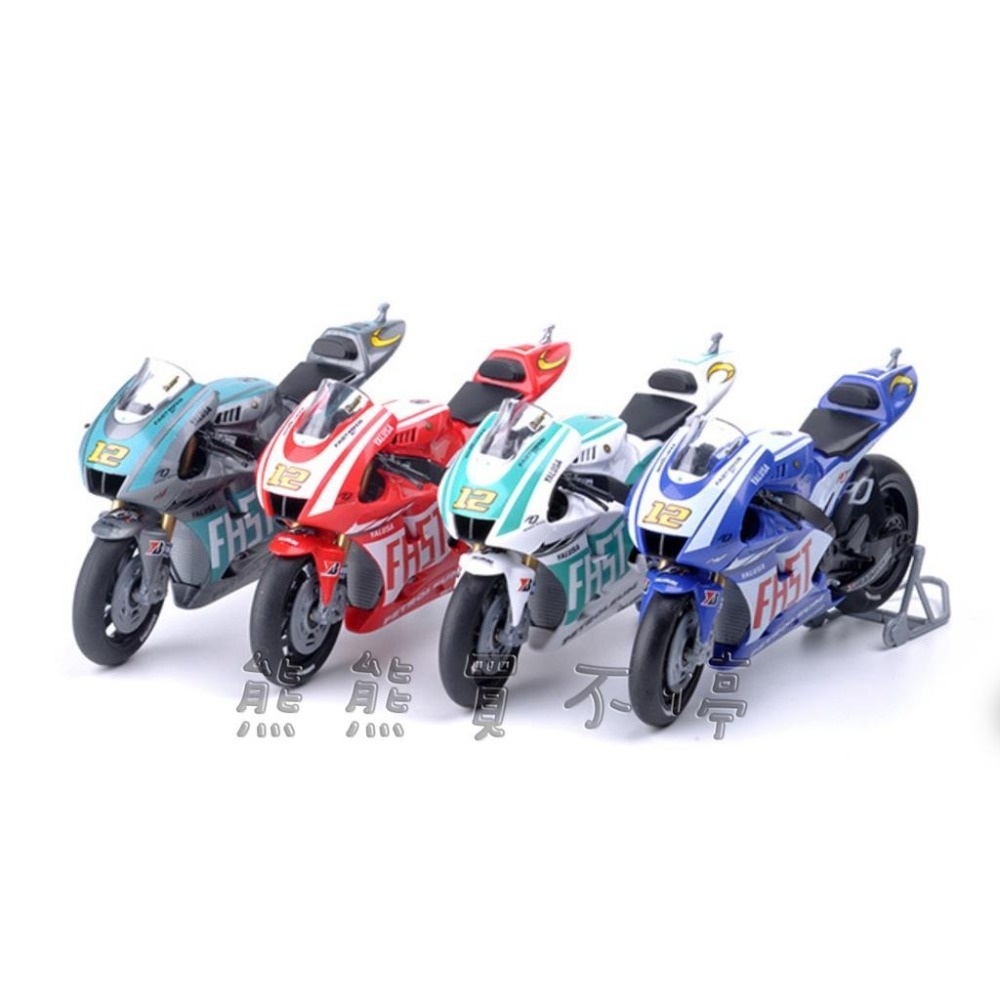 [在台現貨] 4D拼裝 雅馬哈 YAMAHA 摩托車 YZR-M1 公路賽車 1/18 重機 立體拼裝模型  四色可選-細節圖8