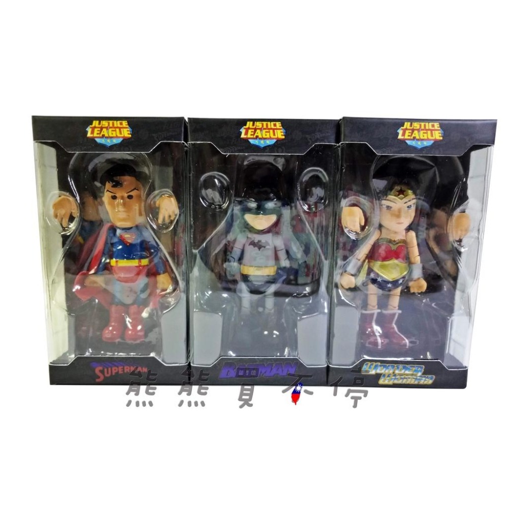 [在台現貨-三款可選] 正版 DC 正義聯盟 Q版公仔 蝙蝠俠 超人 神力女超人 9公分 合金人偶 多關節可動-細節圖8