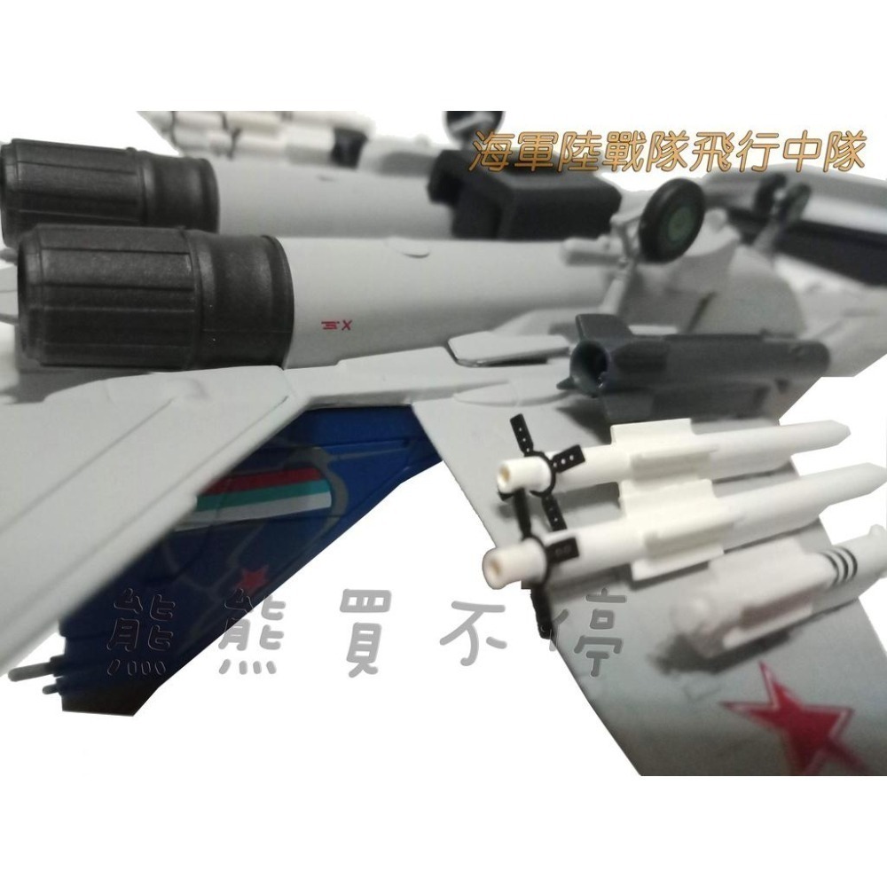 [現貨-兩款] 俄羅斯 海軍陸戰隊/特勤 MIG-35 飛行中隊 米格35 1/100 合金仿真飛機模型 兩種高度展示架-細節圖4