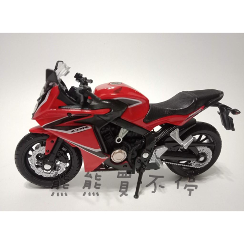 [在台現貨] 2018年 本田 Honda CBR650F 紅黑 1/18 仿真 合金 摩托車 重機 模型