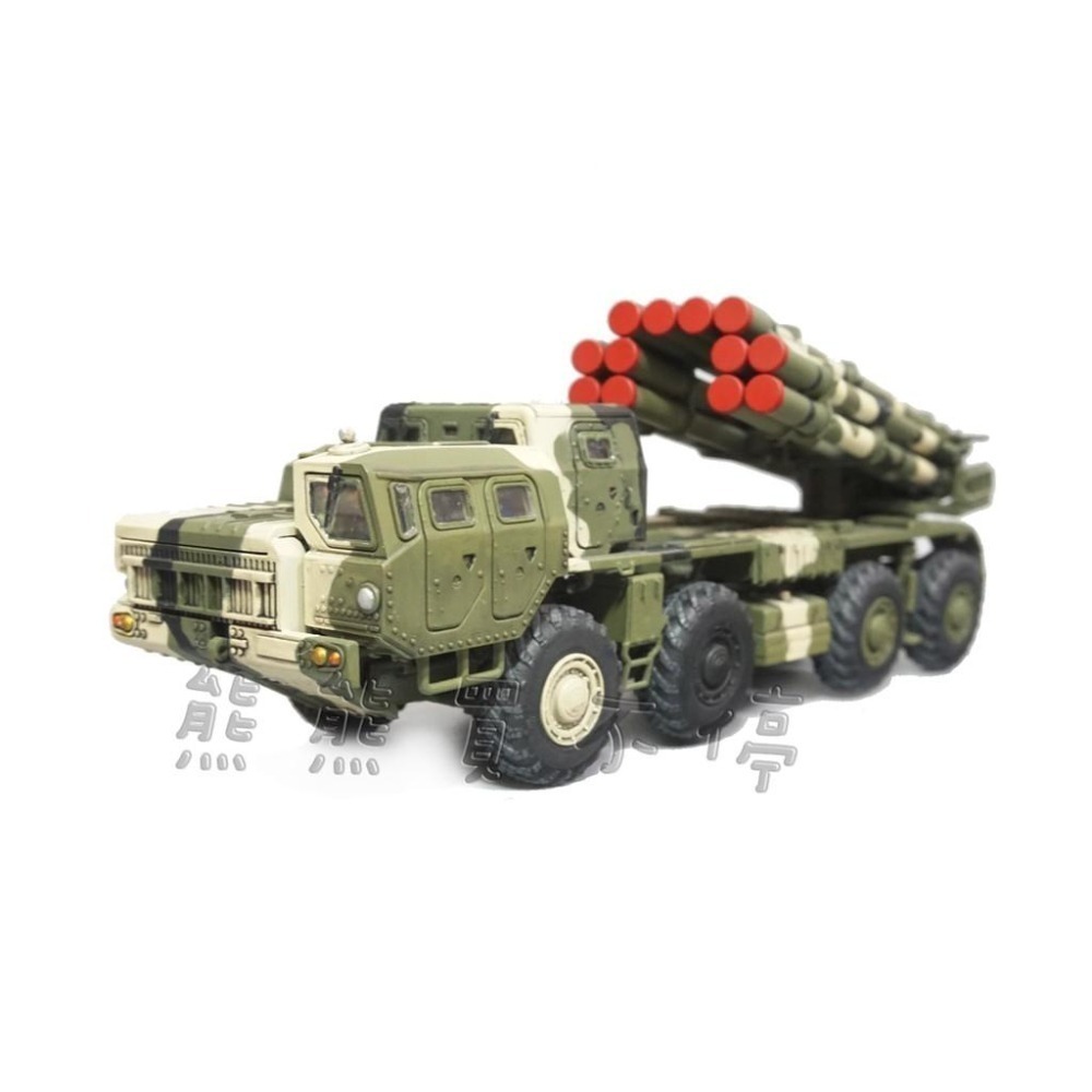 [在台現貨] 俄羅斯 9A52-2 龍捲風遠程火箭炮發射車 軍事玩具 1/72 拼裝模型-細節圖6