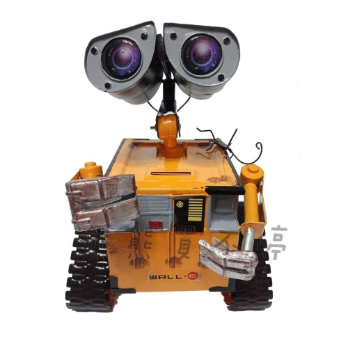 [在台現貨] 瓦力 WALL‧E 鐵製 鐵皮 存錢筒 / 面紙盒 送 小強 復古鐵藝工業風模型 家居裝飾擺設