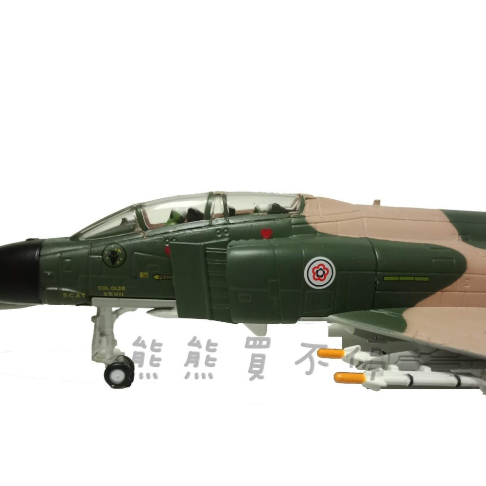 <在台現貨/2020最新款> 美駐土耳其 63中隊 F-4 鬼怪戰鬥機 F4 幽靈攻擊機 1/100 合金飛機模型-細節圖4