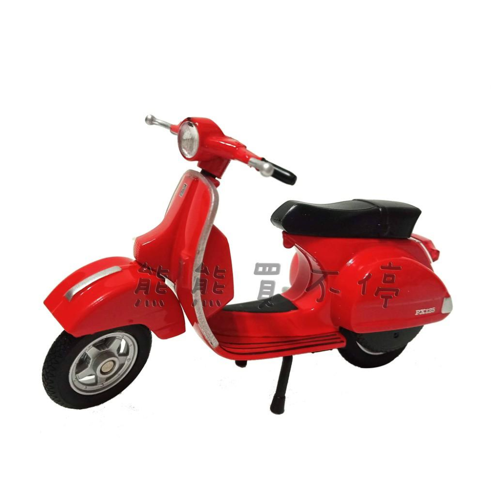 [在台現貨] 偉士牌 Vespa PX125 2016年 紅色 機車 1/18 仿真 合金 摩托車 模型-細節圖3