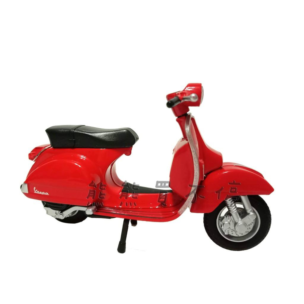 [在台現貨] 偉士牌 Vespa PX125 2016年 紅色 機車 1/18 仿真 合金 摩托車 模型-細節圖4