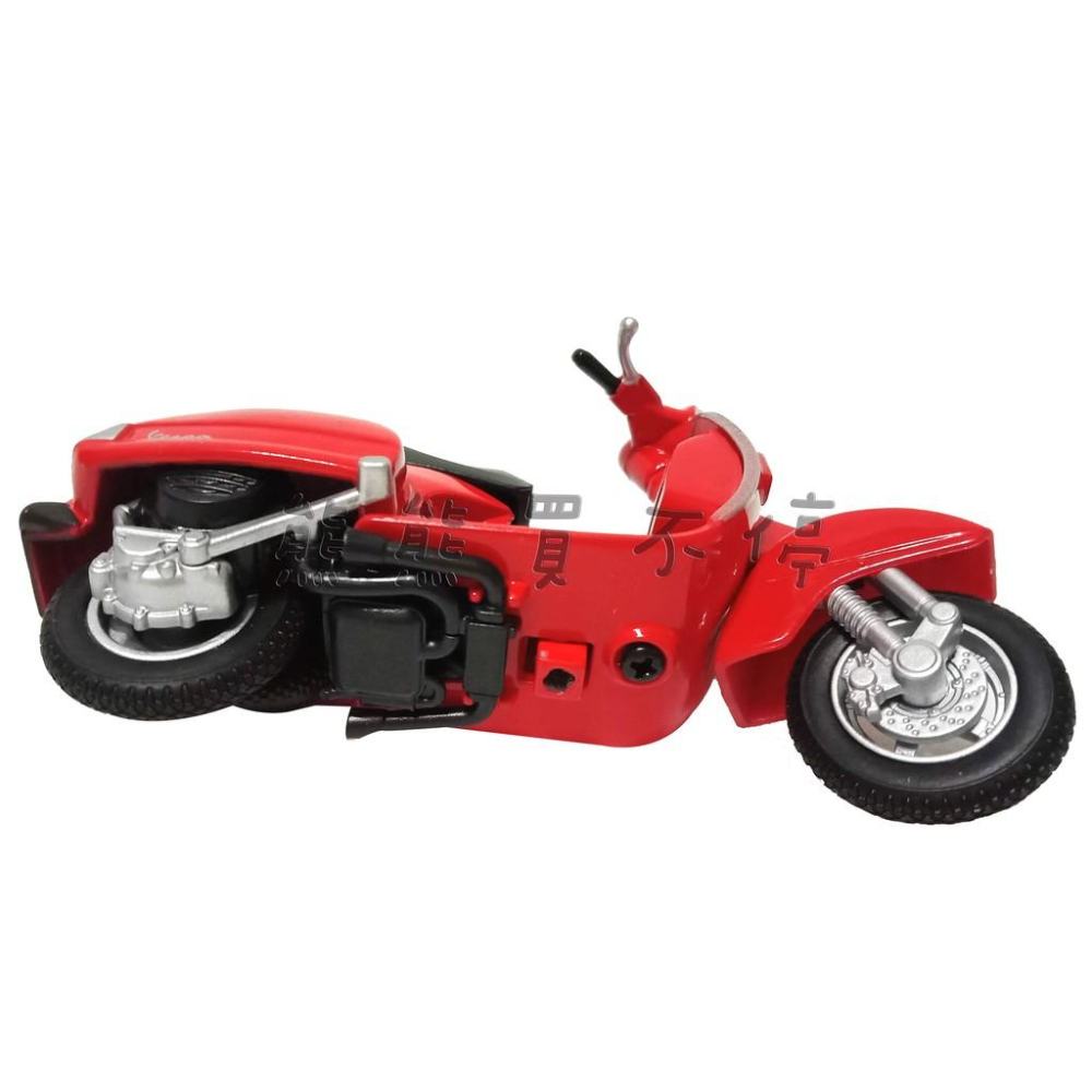 [在台現貨] 偉士牌 Vespa PX125 2016年 紅色 機車 1/18 仿真 合金 摩托車 模型-細節圖5