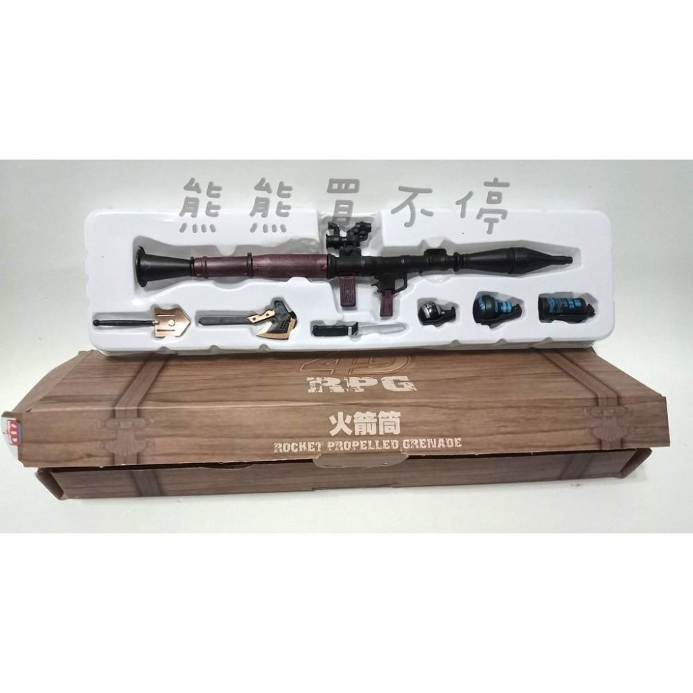[在台現貨]  6款槍+武器架+雜物箱+彈藥箱 送36個武器配件 - 步槍 火箭筒 軍事益智玩具 1/6 立體拼裝槍模型-細節圖6