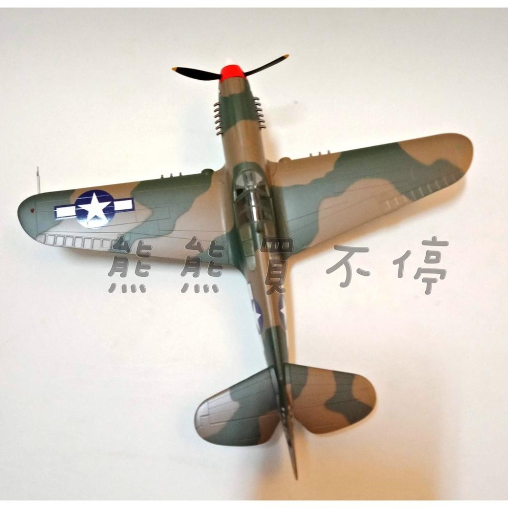 [在台現貨/大比例#39313] 美國 空軍 P-40M 戰鬥機 P40 鯊魚嘴 塗裝 1/48 飛機模型-細節圖4