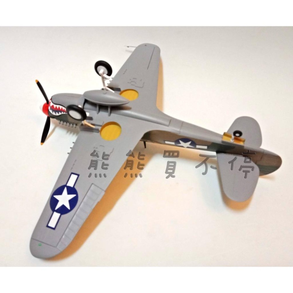 [在台現貨/大比例#39313] 美國 空軍 P-40M 戰鬥機 P40 鯊魚嘴 塗裝 1/48 飛機模型-細節圖5