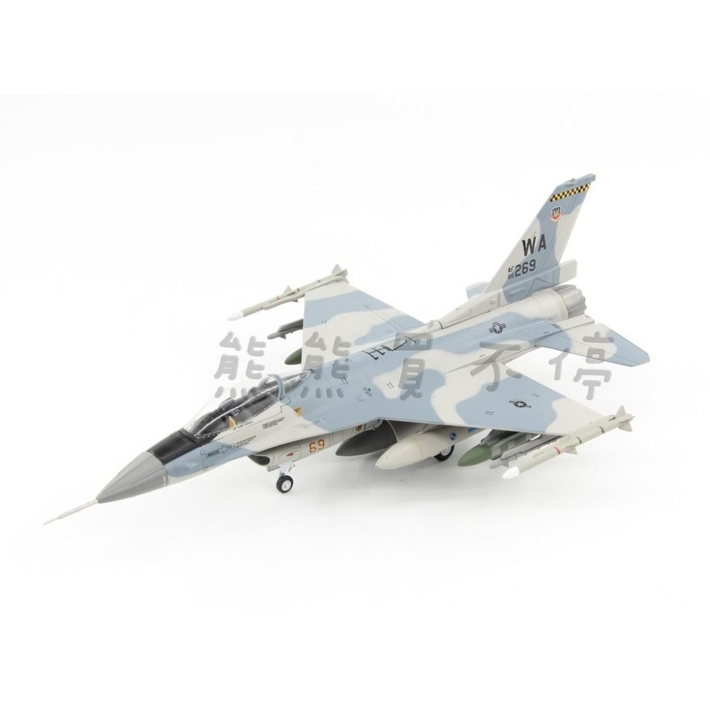 [在台現貨-最後一台] 美空 F-16C 奈利斯空軍基地 第64 假想敵 F16 戰鬥機 1/72 合金飛機模型-細節圖3