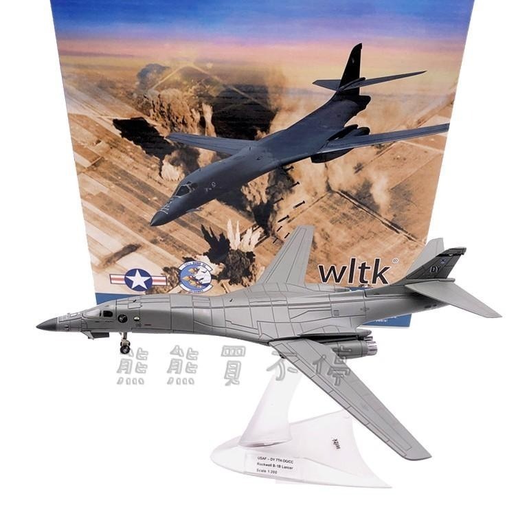 [5月到貨] 美國空軍 B-1B 槍騎兵戰略轟炸機 B1 可變後掠翼超音速戰略轟炸機 1/200 合金 飛機模型-細節圖5