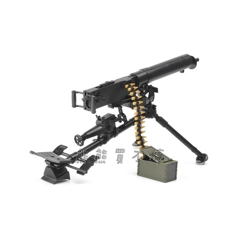 [現貨/參與多次戰爭用槍] 中華民國國民革命軍配備制式重機槍 民24式 MG08 二四式重機槍 1/6 立體 拼裝槍模型-細節圖2