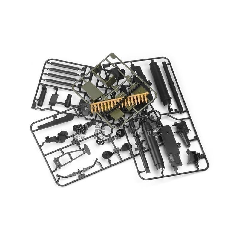 [現貨/參與多次戰爭用槍] 中華民國國民革命軍配備制式重機槍 民24式 MG08 二四式重機槍 1/6 立體 拼裝槍模型-細節圖6