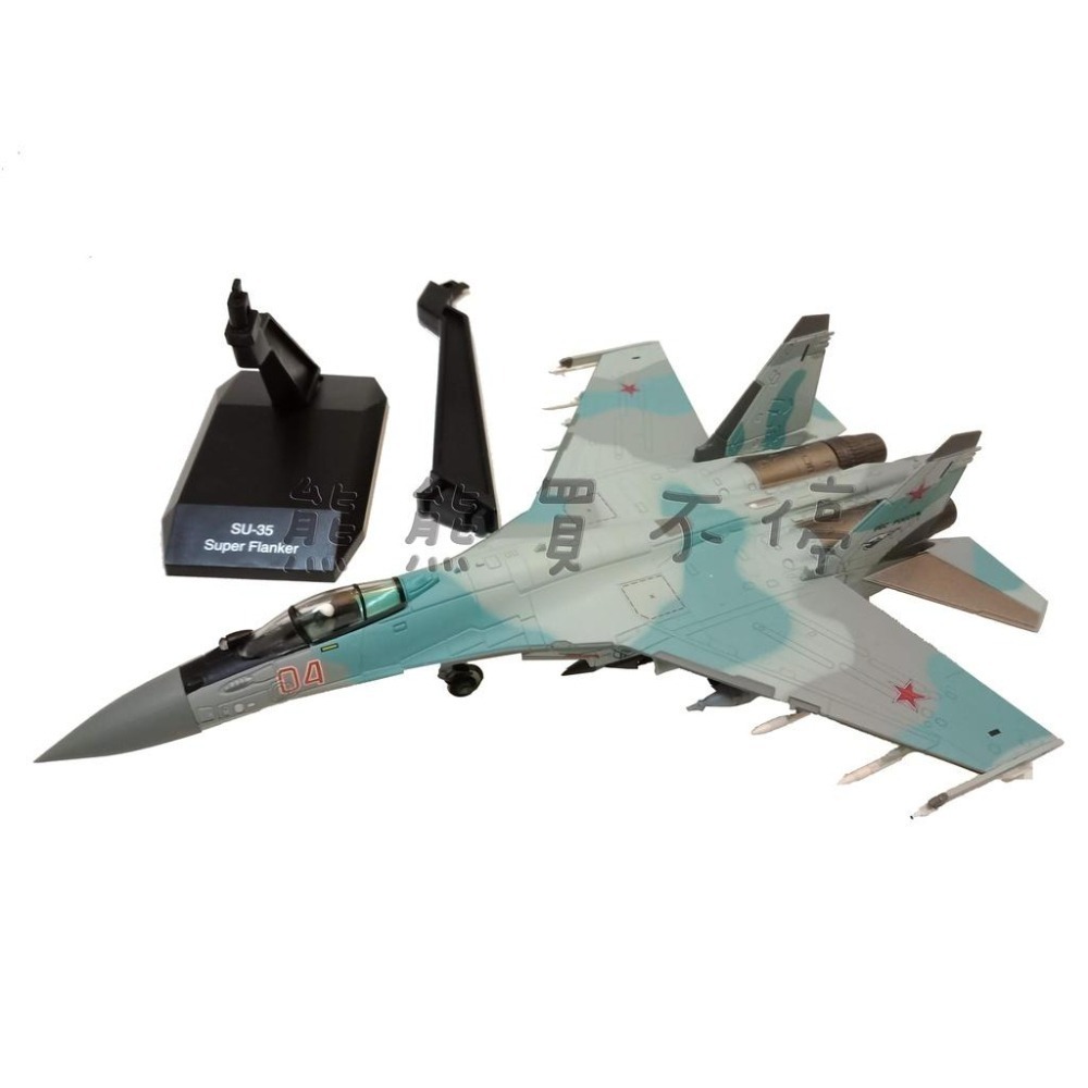 [在台現貨-迷彩藍] Su-35 俄羅斯空軍 蘇愷35 SU35 第四代半戰機 1/100 合金 飛機模型-細節圖2