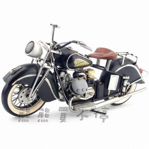 [在台現貨/超推!!] 鐵製 手工 復古 鐵皮製 印地安 841 摩托車 1944年 重機模型