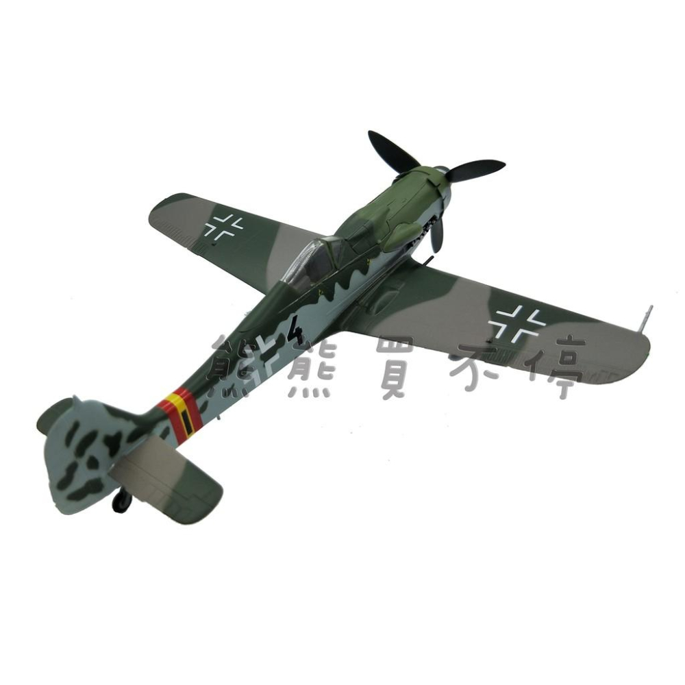 [在台現貨#37265] 二戰德國 百舌鳥 戰鬥機 FW190 JG54聯隊 FW-190D-9 1/72 飛機模型-細節圖3