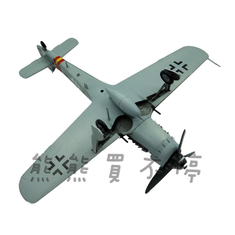 [在台現貨#37265] 二戰德國 百舌鳥 戰鬥機 FW190 JG54聯隊 FW-190D-9 1/72 飛機模型-細節圖4