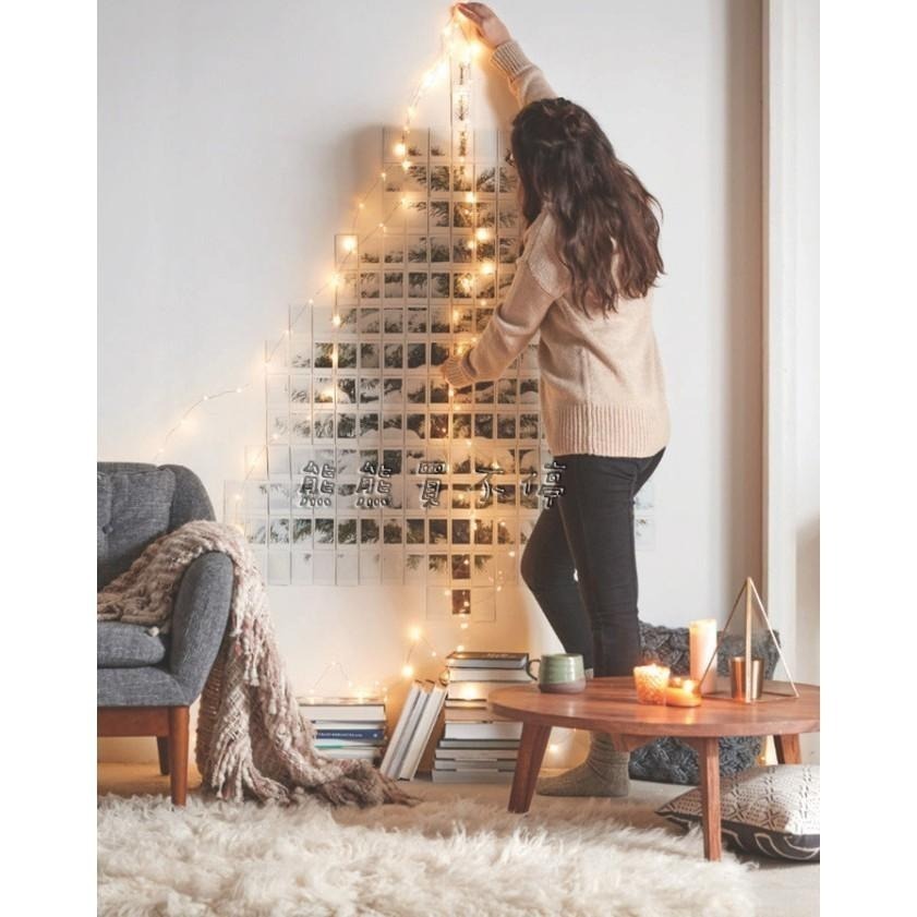 [在台現貨] 銅線LED燈串 低壓高亮度防水星星燈 贈送兩顆 CR2032 鈕扣電池 網紅直播 背景牆裝飾燈串 多色可選-細節圖3