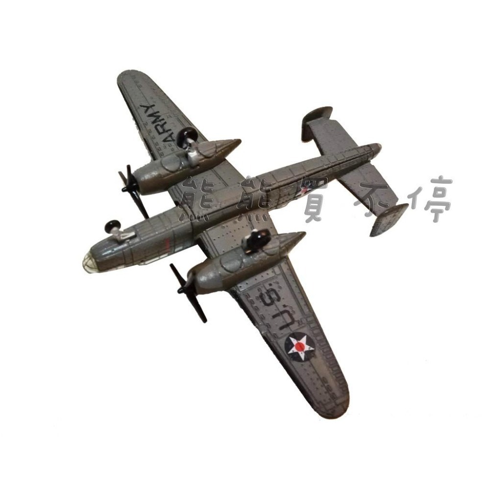 [在台現貨-中途島-AF1] 二戰 美軍 B-25 米切爾 B25 中型轟炸機 1/200 合金 飛機模型-細節圖4