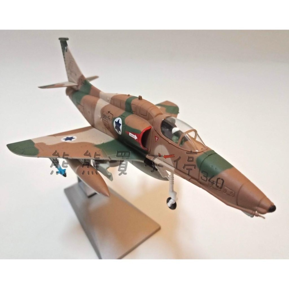 [在台現貨] 中東贖罪日戰爭的王牌 以色列空軍 A4 天鷹 攻擊機 Skyhawk A-4M 1/72 合金 飛機模型-細節圖4