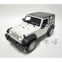 [在台現貨-四款可選] JEEP WRANGLER 牧馬人 吉普車 紅色 白色 硬頂 敞篷 1/24 合金 汽車模型-規格圖11