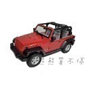 [在台現貨-四款可選] JEEP WRANGLER 牧馬人 吉普車 紅色 白色 硬頂 敞篷 1/24 合金 汽車模型-規格圖11