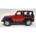 [在台現貨-四款可選] JEEP WRANGLER 牧馬人 吉普車 紅色 白色 硬頂 敞篷 1/24 合金 汽車模型-規格圖11