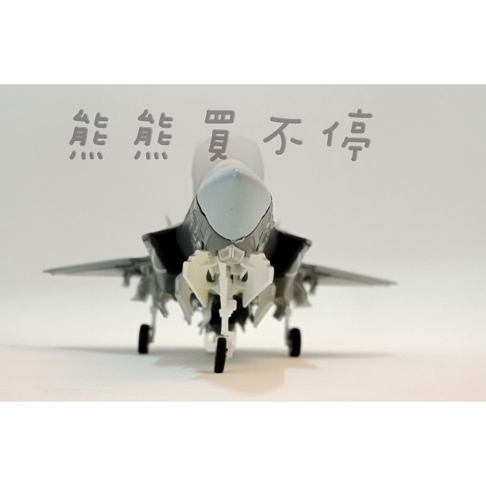 [在台現貨-紅色閃電垂尾] 美國海軍陸戰隊 F-35B 閃電隱形戰機 F35B F35 1/72 合金 飛機模型-細節圖6