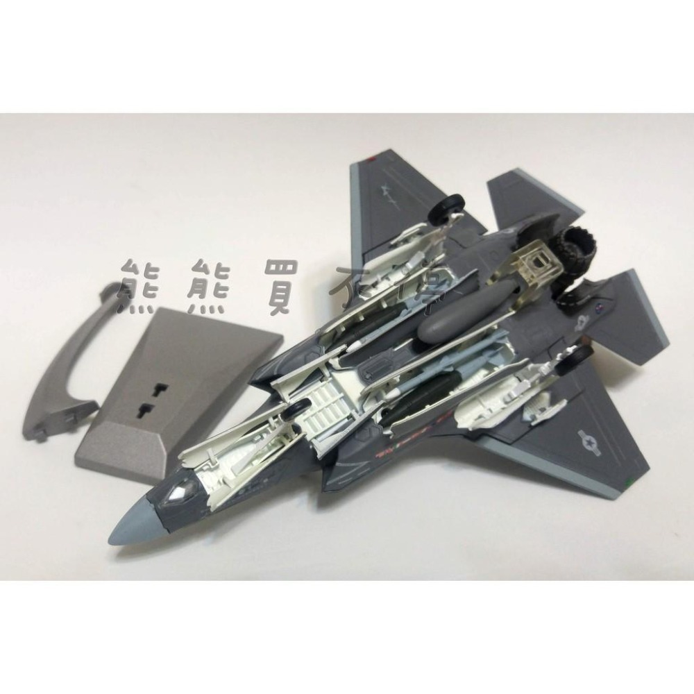 [在台現貨-紅色閃電垂尾] 美國海軍陸戰隊 F-35B 閃電隱形戰機 F35B F35 1/72 合金 飛機模型-細節圖7