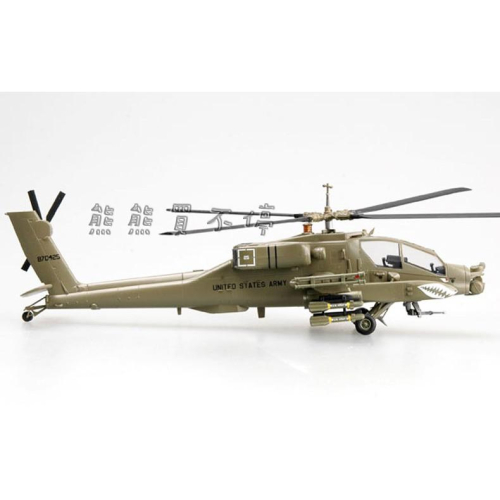 [在台現貨#37028]美國陸軍主力武裝直升機 坦克終結者 AH-64A 阿帕契攻擊直升機 伊拉克 1/72 直升機模型