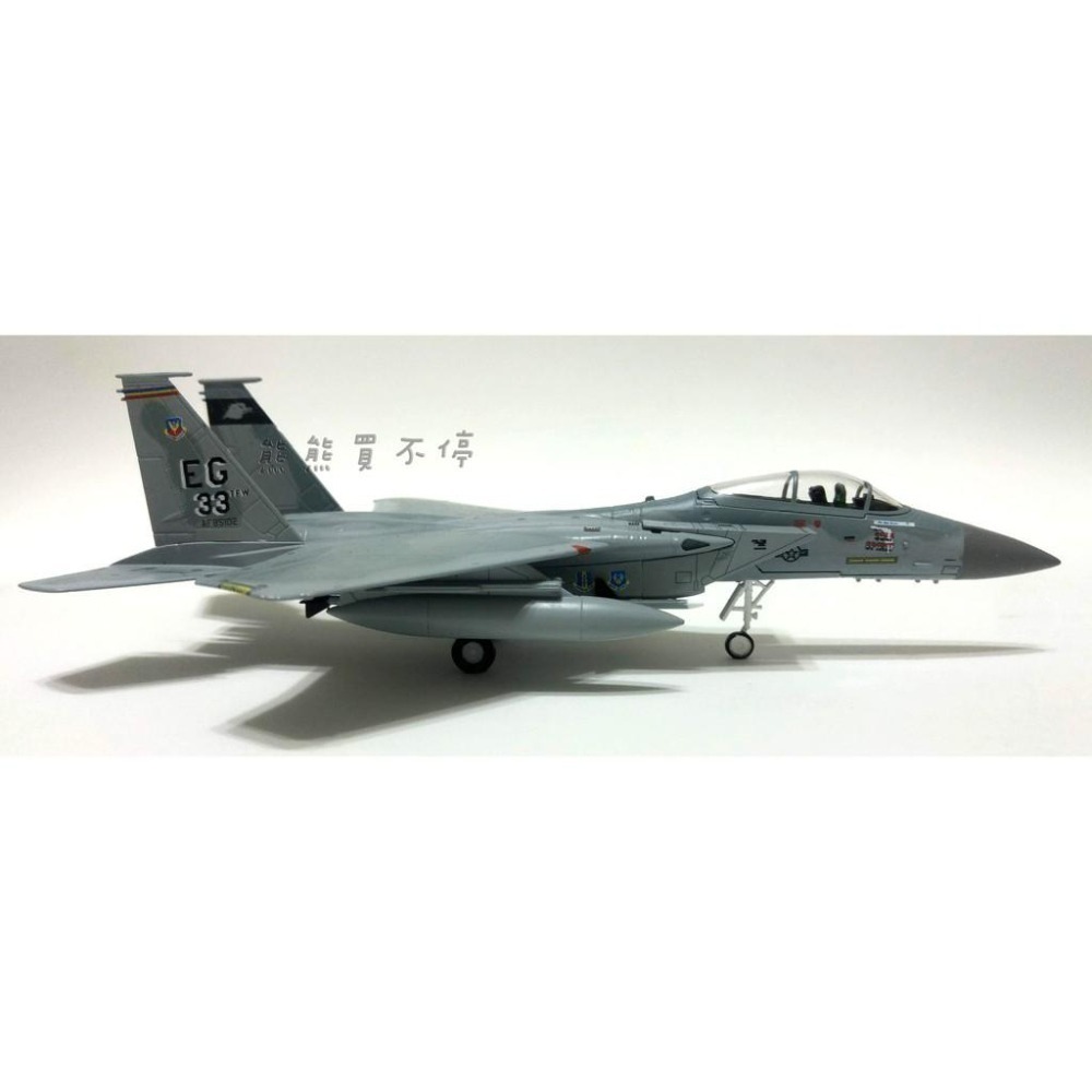 [在台現貨] 美國 空軍 F15 鷹式 戰鬥機 F-15 1/100 合金 飛機模型-細節圖2