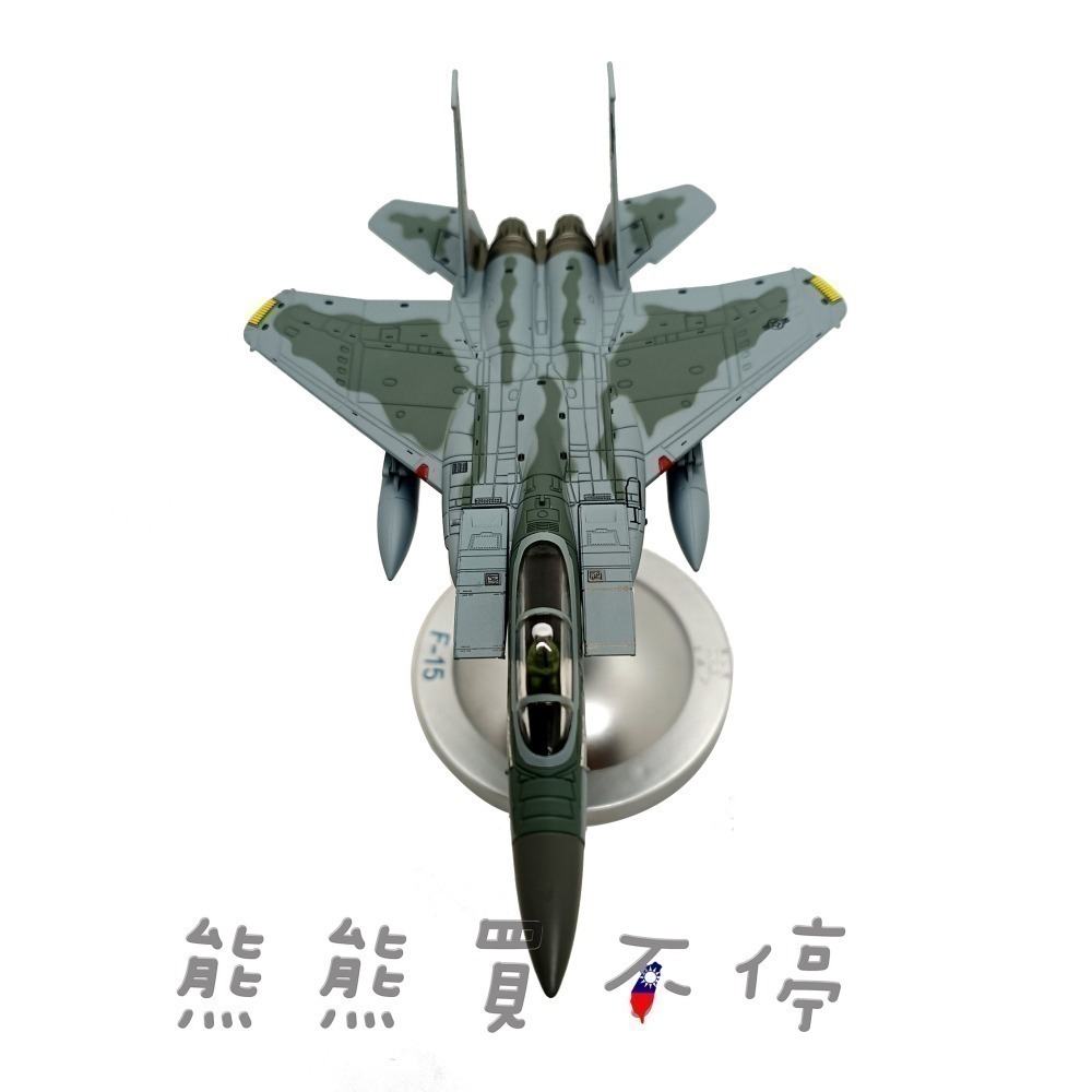[在台現貨-2023年新款-互換模式] 美軍 F-15 鷹式戰鬥機 F15 360度展示架 1/100 合金 飛機模型-細節圖2