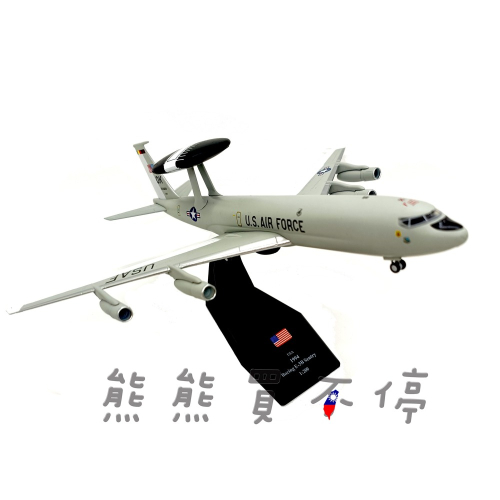 [在台現貨] 美國 波音 E-3 哨兵式預警機 Sentry AWACS 1/200 合金飛機模型