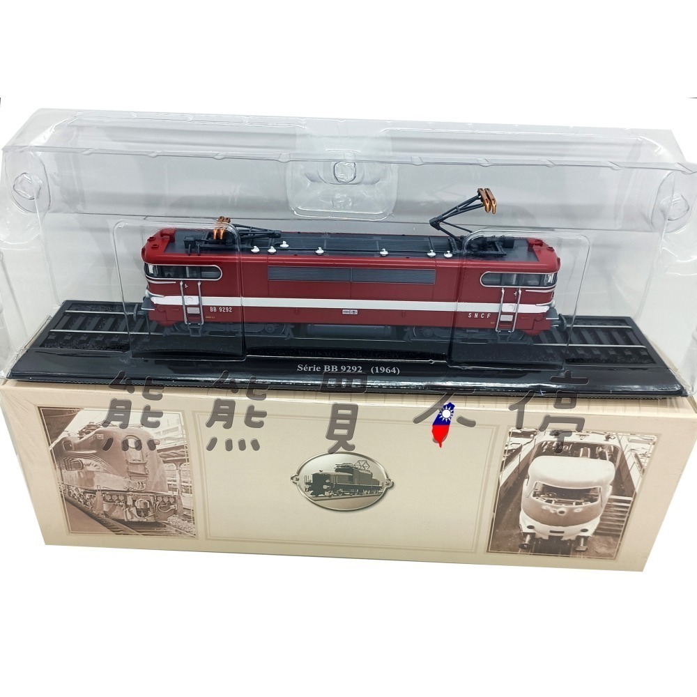 [在台現貨-鐵道迷最愛] 經典復古電車 法國 國家鐵路 SNCF BB系列 1964年 1/87 火車模型 附鐵軌-細節圖6