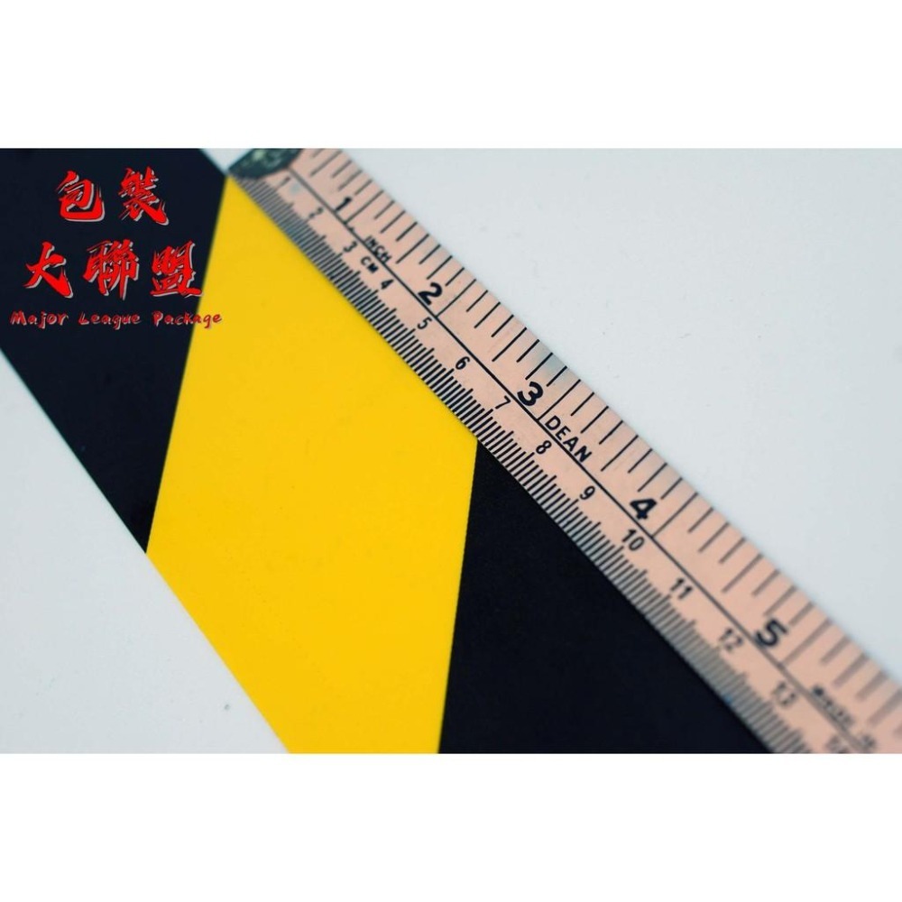 黃黑斑馬膠帶 48mm*33M 黃黑膠帶 警示膠帶  地板標示膠帶 標示膠帶-細節圖4