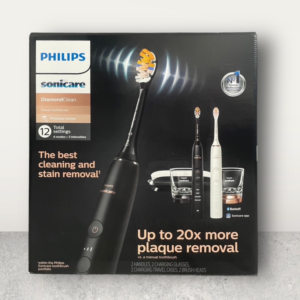 台灣現貨 PHILIPS 飛利浦 Sonicare DiamondClean 新版音波電動牙刷2入 HX9912-規格圖7