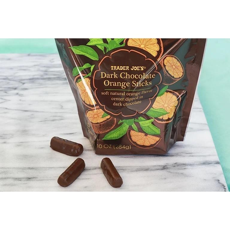 台灣現貨 Trader Joe＇s 黑巧克力柳橙棒284g-細節圖2