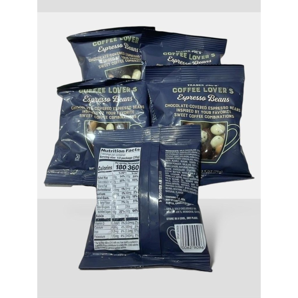 台灣現貨 Trader Joe＇s 濃縮咖啡巧克力豆 71g-細節圖2